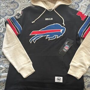 NFL Buffalo Bills Hoodie - Black, Cream, and Blue